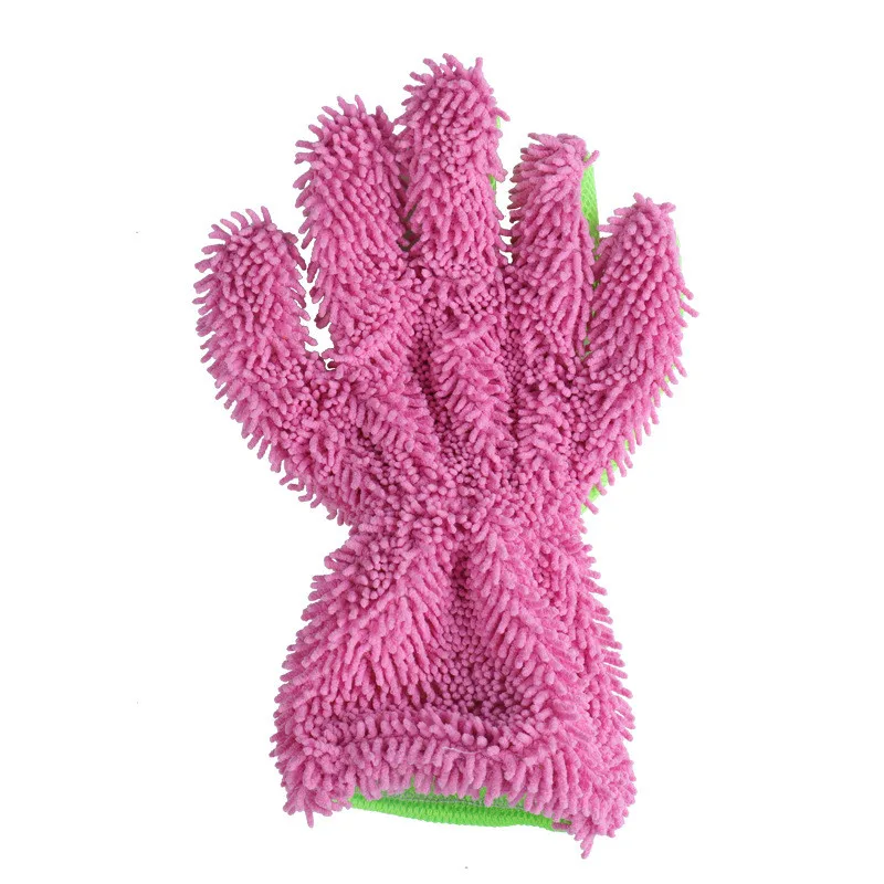 Мягкие перчатки для мытья автомобиля из синели инструмент очистки губка