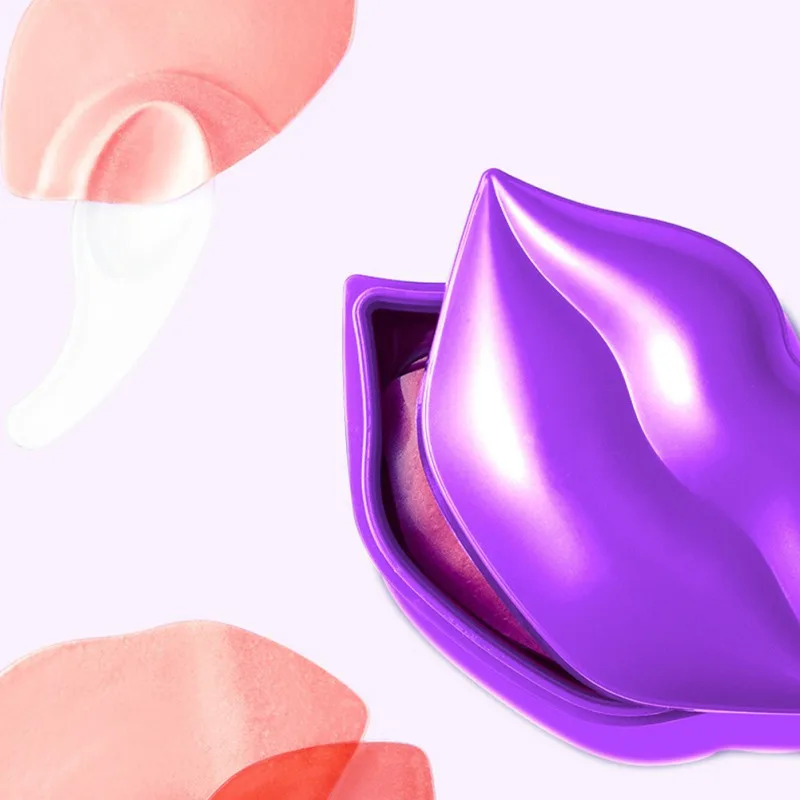 New Lip Mask Skin Care Crystal Collagen Powerful Moisturizing Pads for Anti-aging Plumper Pump Essentials Lips |
