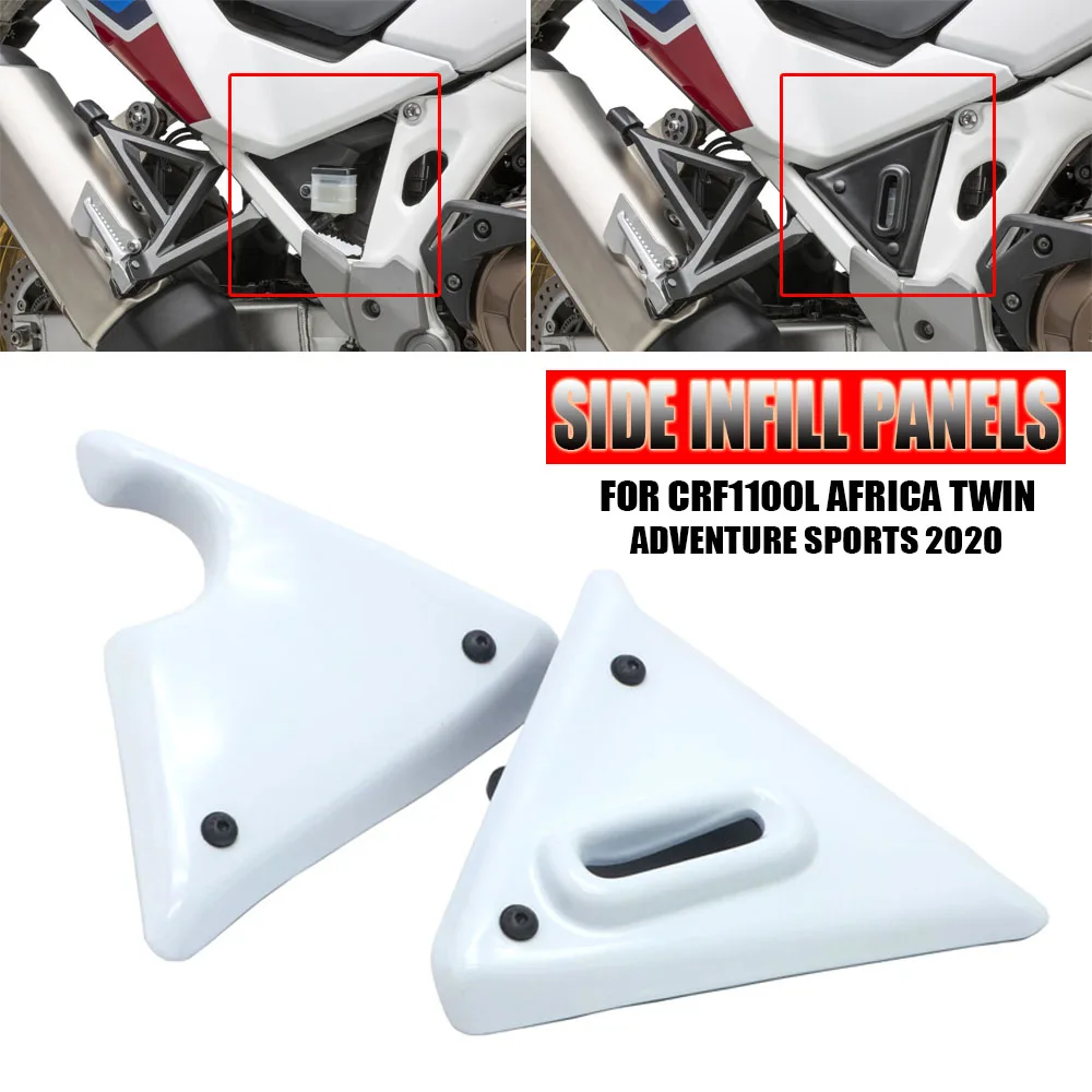 

NEW Motorcycle Accessories For Honda CRF1100L Africa Twin Adventure Sports 2020 Side Fill Panel Cover Fairing Protector Set