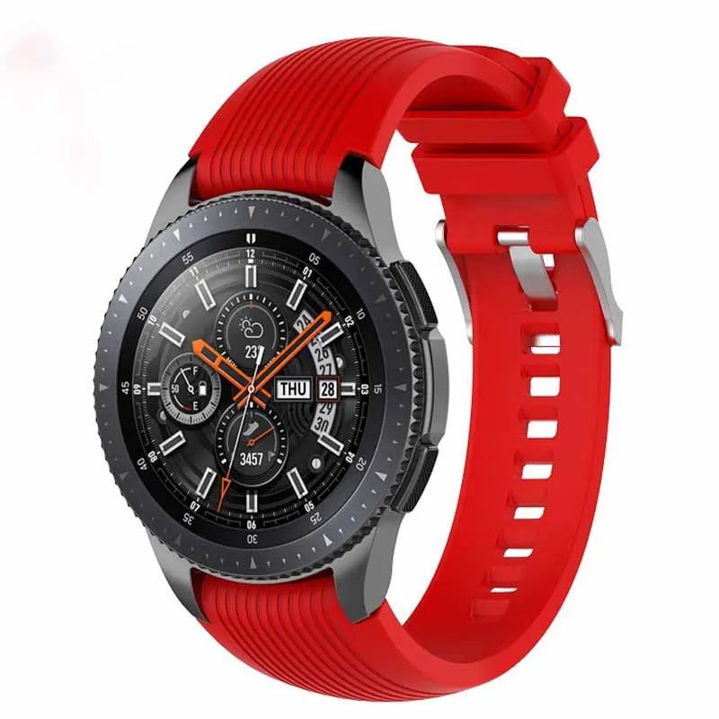 Силиконовые часы с ручным ремешком для samsung Galaxy watch42MM/46mm силиконовый ремешок