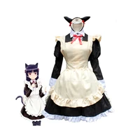 zhomecos kousaka kirino lolita maid costumes cosplay cute cat long sleeve dress for girls woman waitress maid party costumes