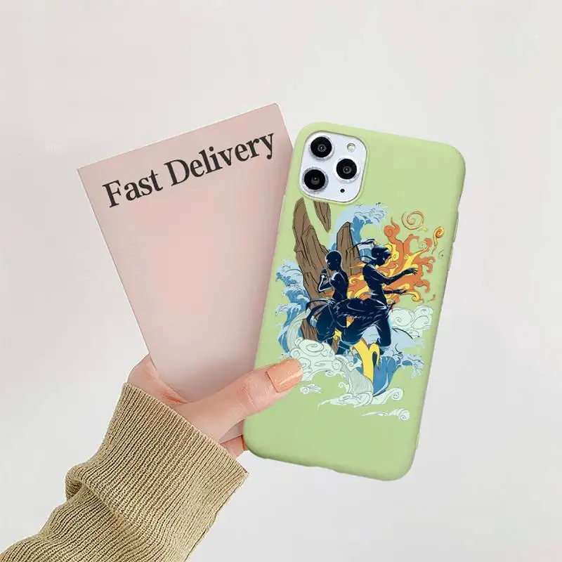 

Avatar The Last Airbender Phone Case Candy Color for iPhone 11 12 mini pro XS MAX 8 7 6 6S Plus X SE 2020 XR