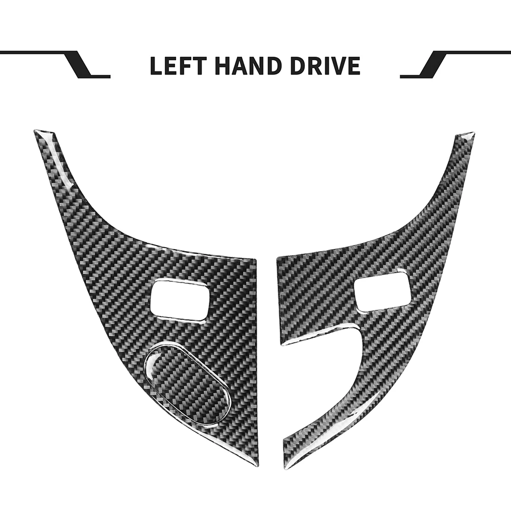 

3pcs/set Car Panel Trim Sticker Decoration Carbon Fiber Door Lock Panel Trim Decor for Chevy Corvette C6 2005-2007