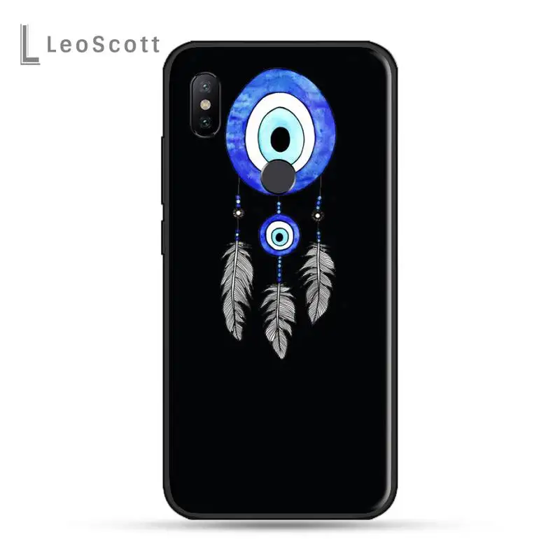 

Evil Eye Illustrations Phone Case For xiaomi Redmi 5 5A plus 7A 8 note 2 3 4 5 5A 6 7 GO K20 A2