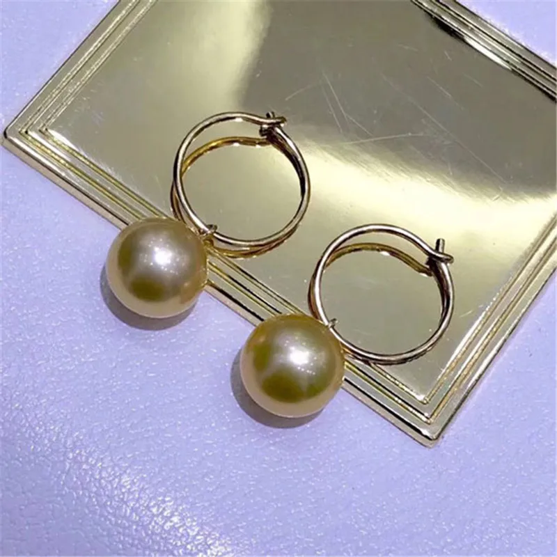 

Genuine 18K Yellow Gold Earrings Ear Hook Ear Line Earring Blank Bracket DIY For Women Earring Jewelry Accessories Bijoux