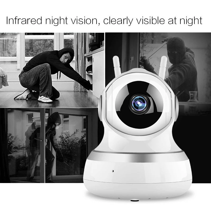 HD 720 P/1080 P ночное видение IP P2P Беспроводной Wi Fi CCTV детектор движения смарт камера