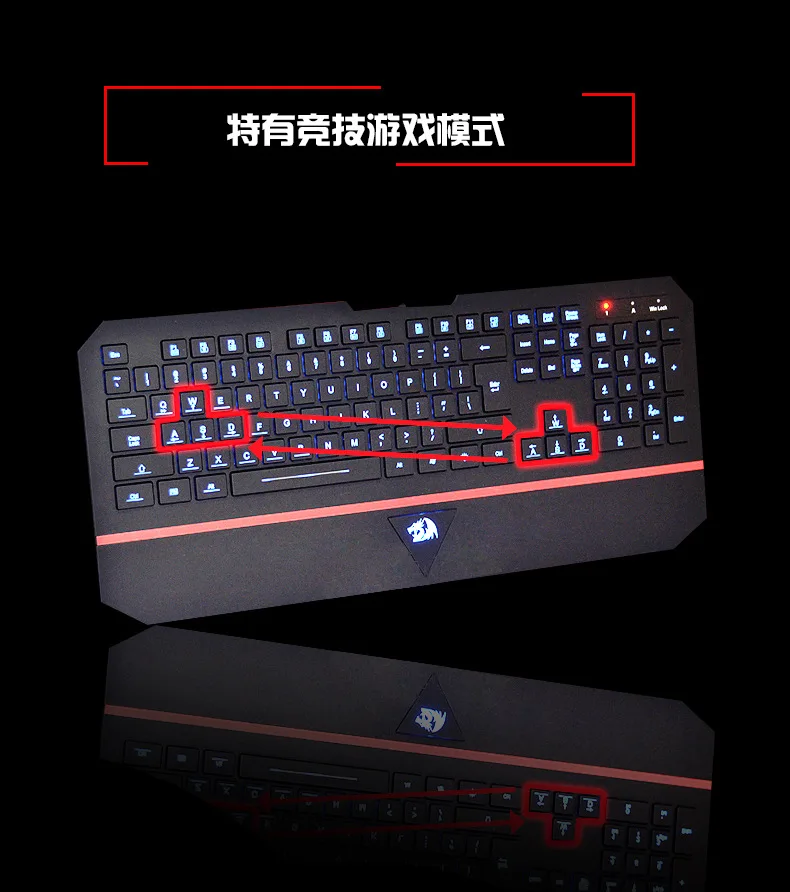 Ультратонкий для Redragon K502 RGB игровая клавиатура RGB светодиодный Подсветка 104 клавиша Бесшумная клавиатура с подставкой для запястья для ПК игры