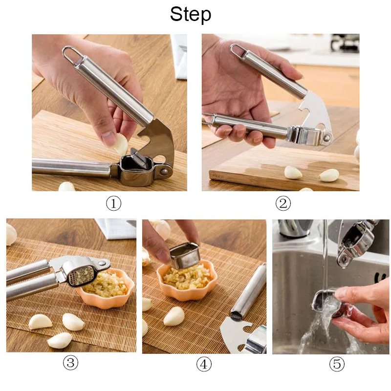 Высококачественная чесночная прижимная многофункциональная ручная слайсер для