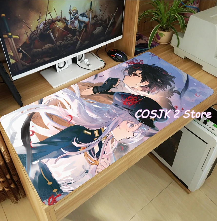 Коврик для мыши Vladilena с аниме 86-восемьдесят Six Milize Shinei нузен утолщенный игровой