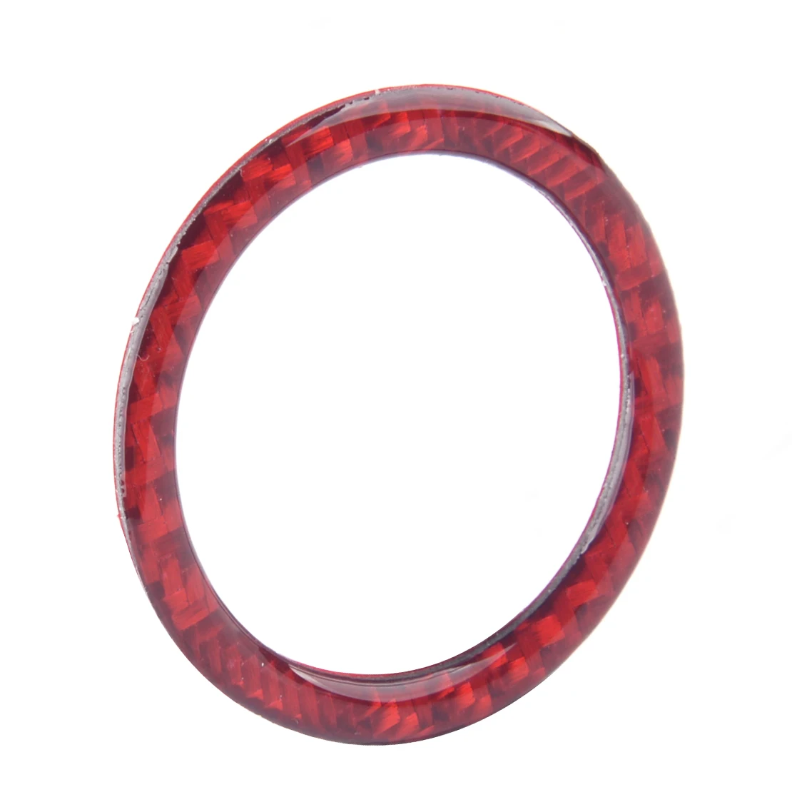 

New Car Red Carbon Fiber Engine Start Stop Ignition Button Ring Trim Fit For Dodge Challenger 2015 2016 2017 2018 2019 2020 2021