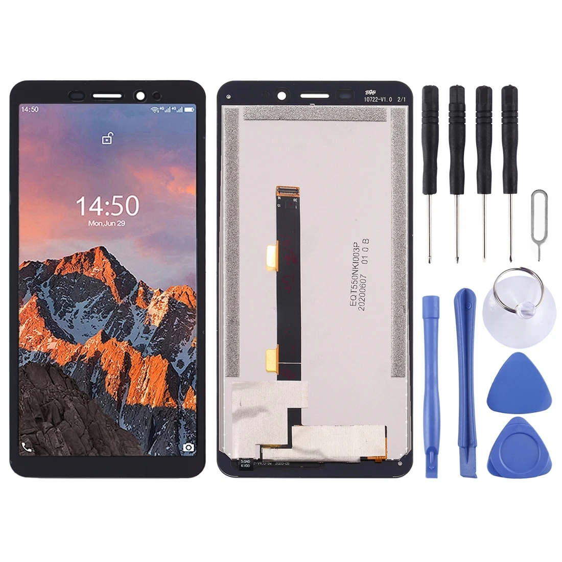 

IPartsBuy для Ulefone Armor X5 Pro ЖК-экран и дигитайзер полная сборка
