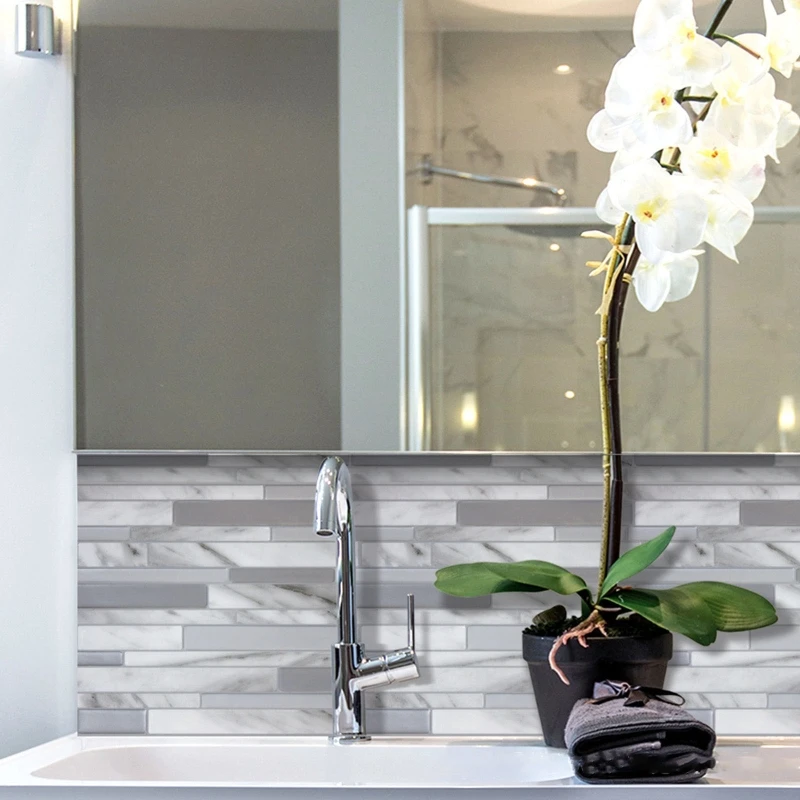 

3d self-adhesive waterproof three-dimensional crystal kitchen bathroom toilet antibacterial and moisture-proof wall