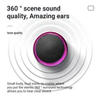 Популярный Супер Мини многофункциональный портативный круглый маленький стальной беспроводной bluetooth-динамик Tws для занятий спортом на открытом воздухе, Беспроводная колонка