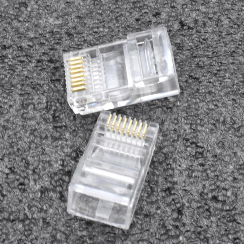 100 шт. металлический разъем RJ45 для сетевого кабеля CAT CAT5E CAT5|Смарт-гаджеты| |