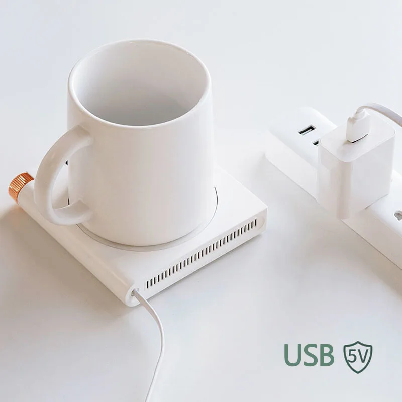 Подогреватель чашки 5 В USB подогреватель кружки подставка для нагрева чая режимов