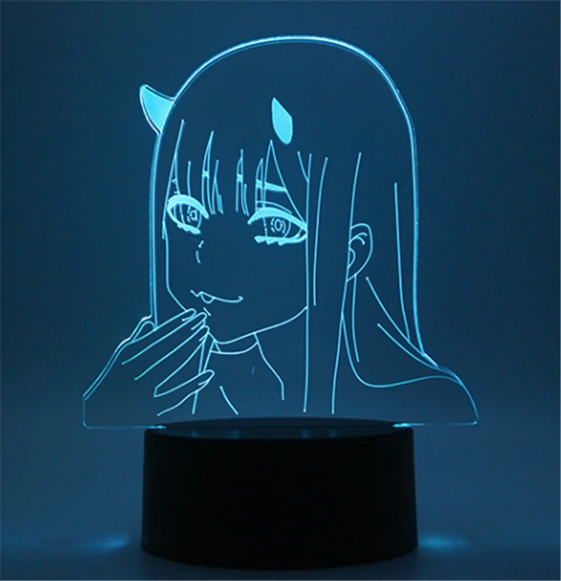 

DARLING In The FRANXX Cosplay Lighting CODE: 002 Night Light Zero Two Bedroom Lights Set The Stage Anime Adult COS Props Gift