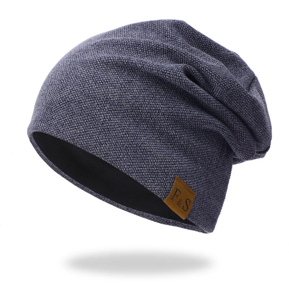 Fashion Bonnet Hat For Men And Women Autumn Knitted Solid Color Skullies Beanies Spring Casual Soft Turban Hats Hip Hop Beanie | Аксессуары