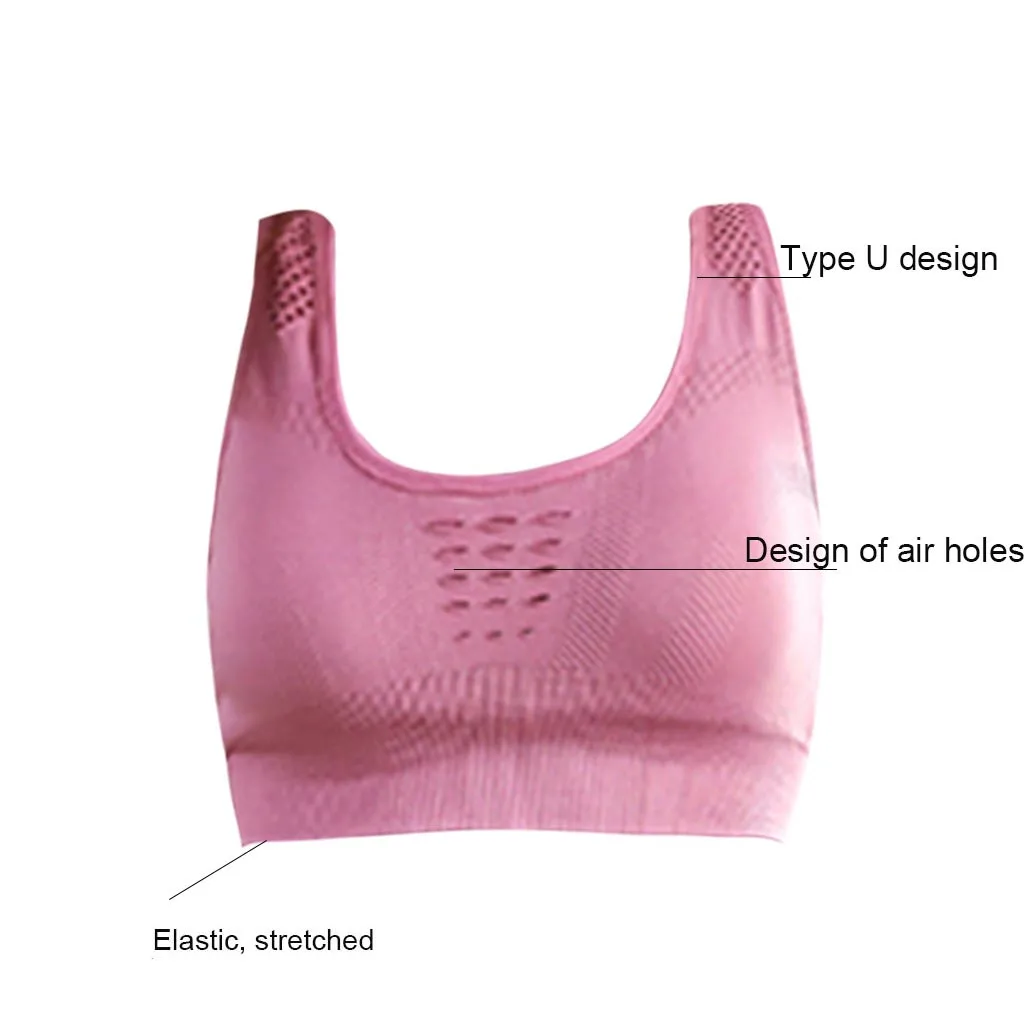KANCOOLD женский спортивный бюстгальтер для йоги пуш ап тянущийся хлопковый топ