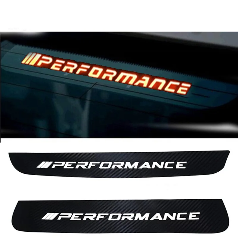 M Мощность автомобиля высокая гора стоп сигнал светильник бумажный Стикеры для BMW