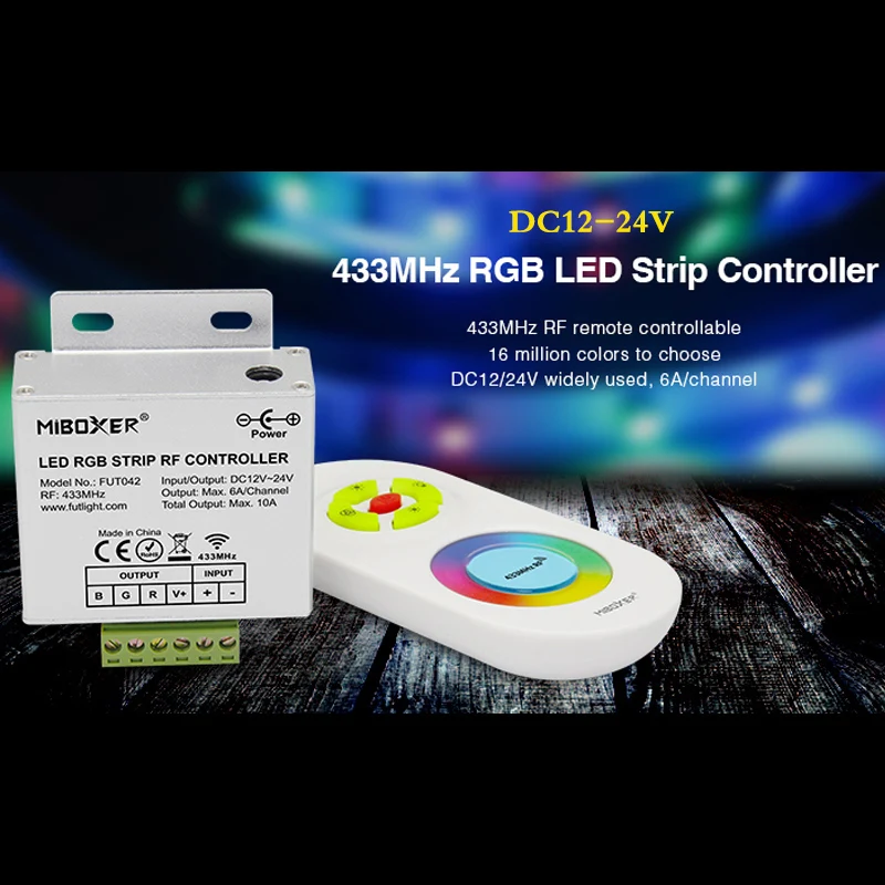 Контроллер для светодиодной ленты RGB 433 МГц + радиочастотный беспроводной