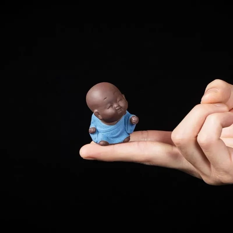 Чайный питомец на палец фиолетовая глина маленький карманный кунг-фу милые