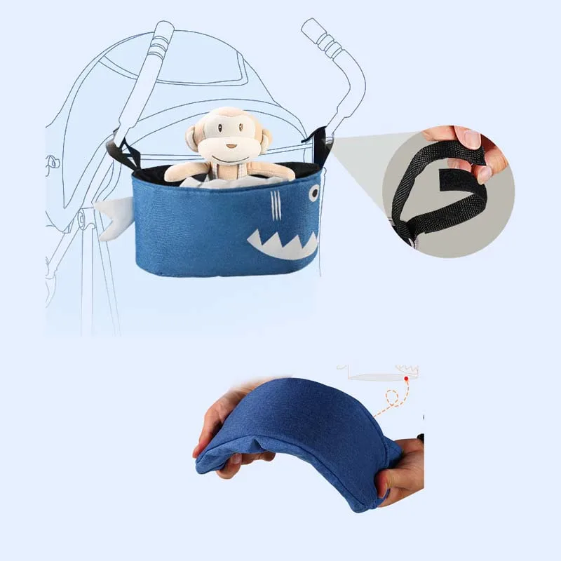 Сумка для коляски коляска сумка Органайзер пеленки мешок Детские подгузник S