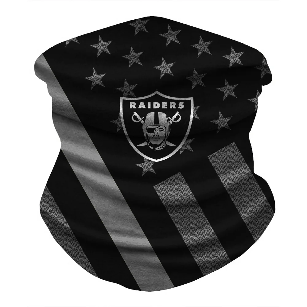 Уличная маска на шею Лас Вегас унисекс модные шарфы банданы с черными звездами и