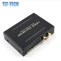 1080p hdmi to hdmi optical spdif rca analog audio extractor converter splitter support lr 2 channel 5 1 surround