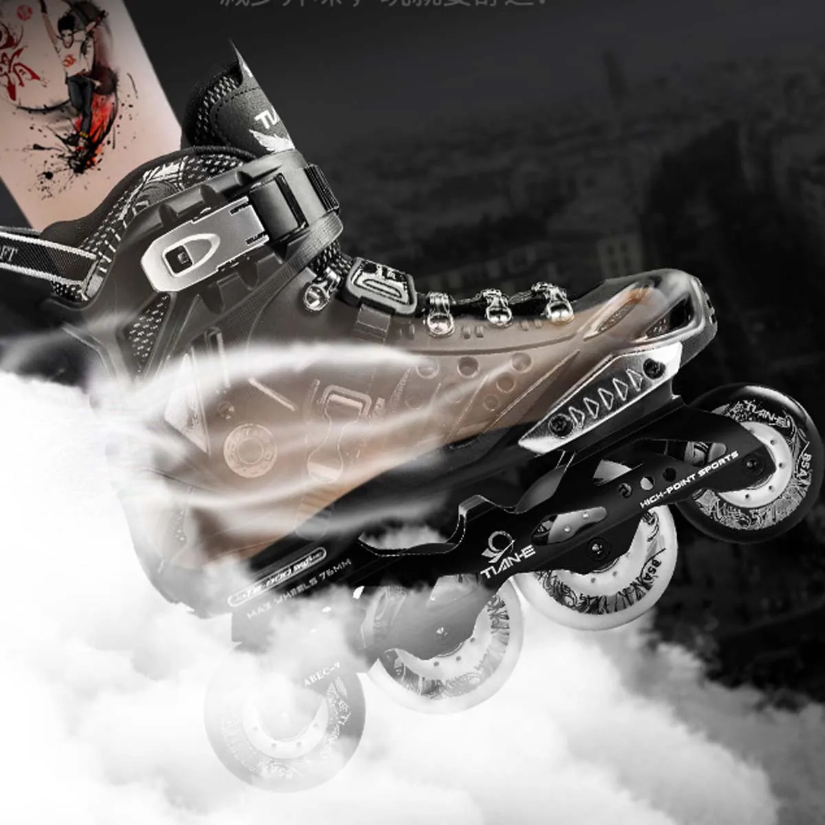 

Beginners Training Professional Inline Skates 4 Wheels Aggressive Inline Skates Patines Rollerblade Pattini Speed Skate BD50IS