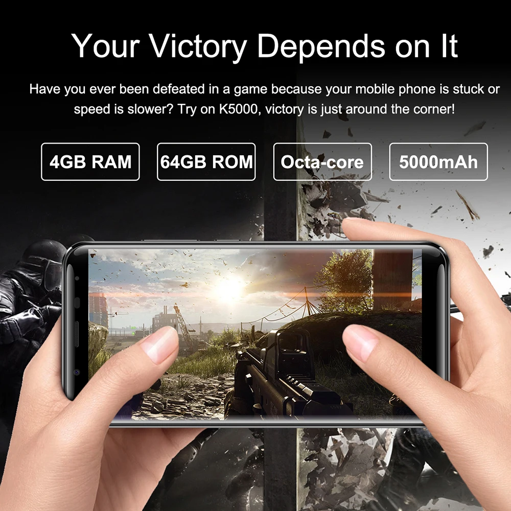 Oukitel K5000 смартфон 21 МП 16 МП 4G LTE 5000 мАч 4 Гб 64 Гб MTK6750 Восьмиядерный мобильный телефон 5," HD отпечатков пальцев type-C мобильные телефоны