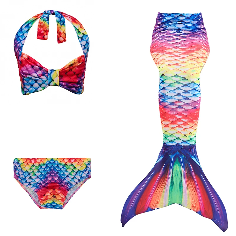 2021 летнее платье для девочек &quotРусалка&quot с хвостом детский бассейн вечерние