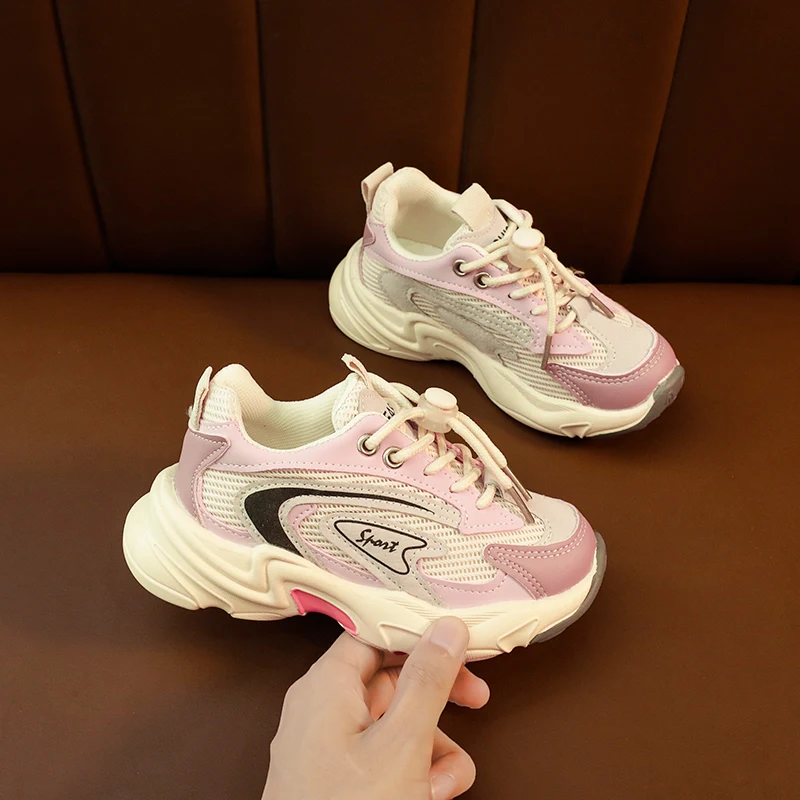 

Spring Autumn Children Shoes, Boys Babies Girls Casual Sneakers Shoes Breathable Soft Non-slip Running Sports Shoes Size 26-37