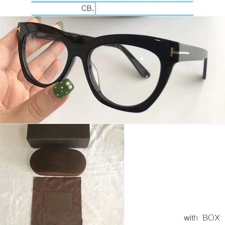 CB.-with BOX IVSTA, высокое качество, TF5559, оптические очки, оправа для женщин, ручная работа, ацетат, роскошный бренд, дизайнерские линзы по рецепту, близорукость, для вздоха - Цвет оправы: CB.-with BOX