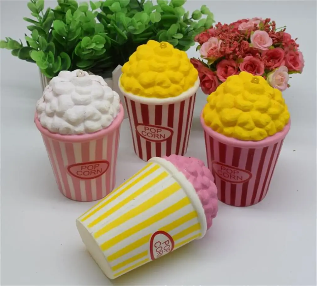 

Смешной мягкий 12,5 см крем для попкорна Ароматизированная медленно восстанавливающая форму детская игрушка мягкий подарок случайный цвет