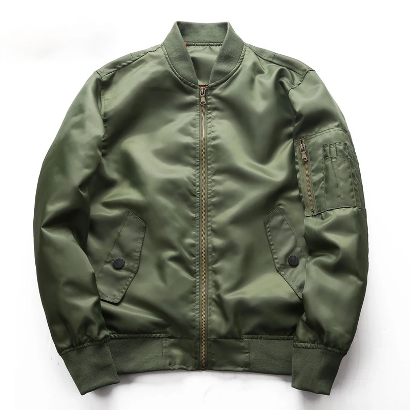 

Spring Autumn Zipper Jacket Men's Bomber Jacket Casual Outwear Large Size 6XL Fashion Coat Basic Windbreaker Sportswear Coat