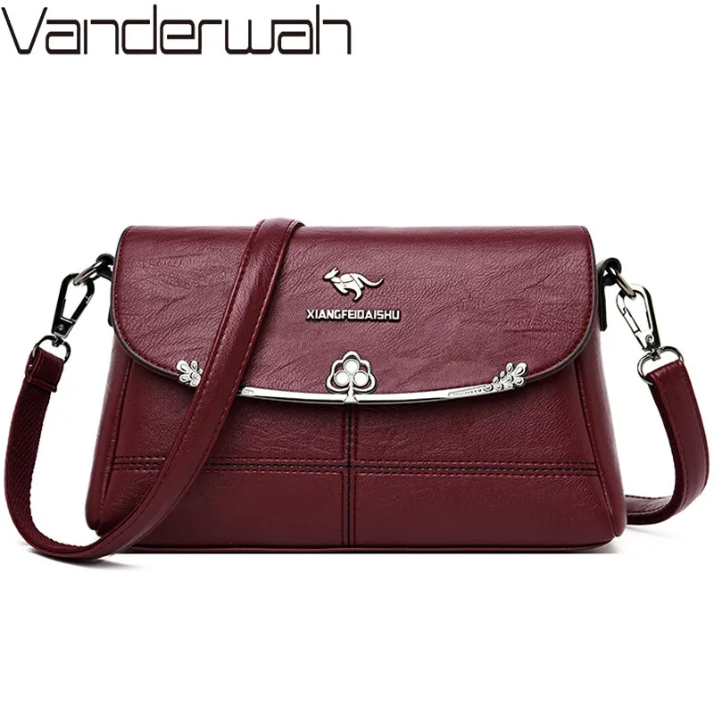 

Luxury Purses And Handbags Women Bags Designer Female Soft Leather Shoulder Crossbody Bags For Women 2021 Casual Flap Sac A Main