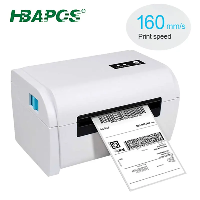 Принтер для этикеток HBAPOS устройство изготовления и штрих-кодов 4x6