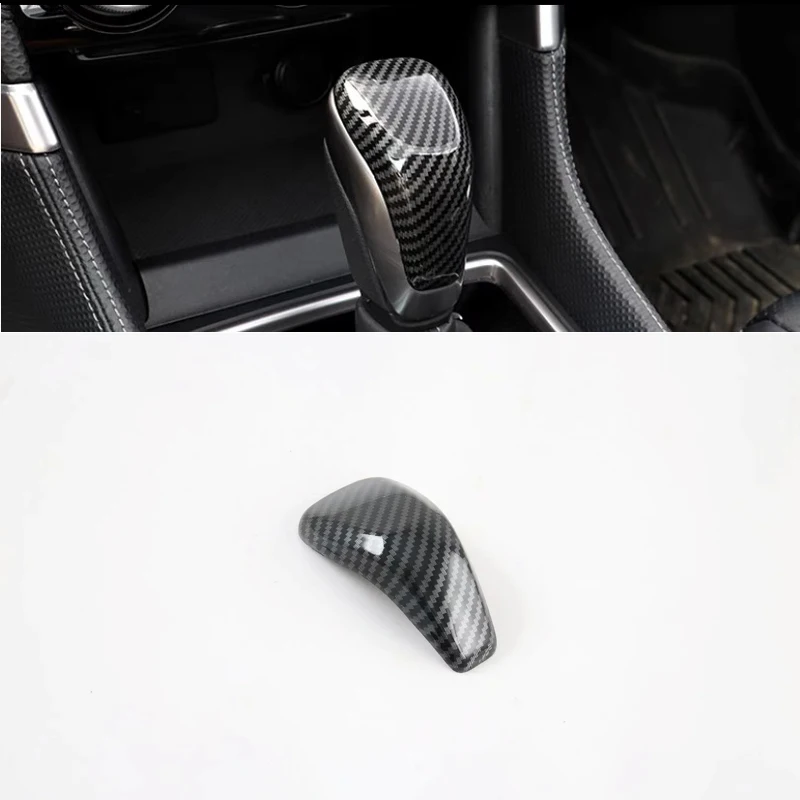 

For Subaru Outback 2021 1PC Car Gear Shift Knob Cover Trim Carbon Fiber ABS Car Styling Accessories