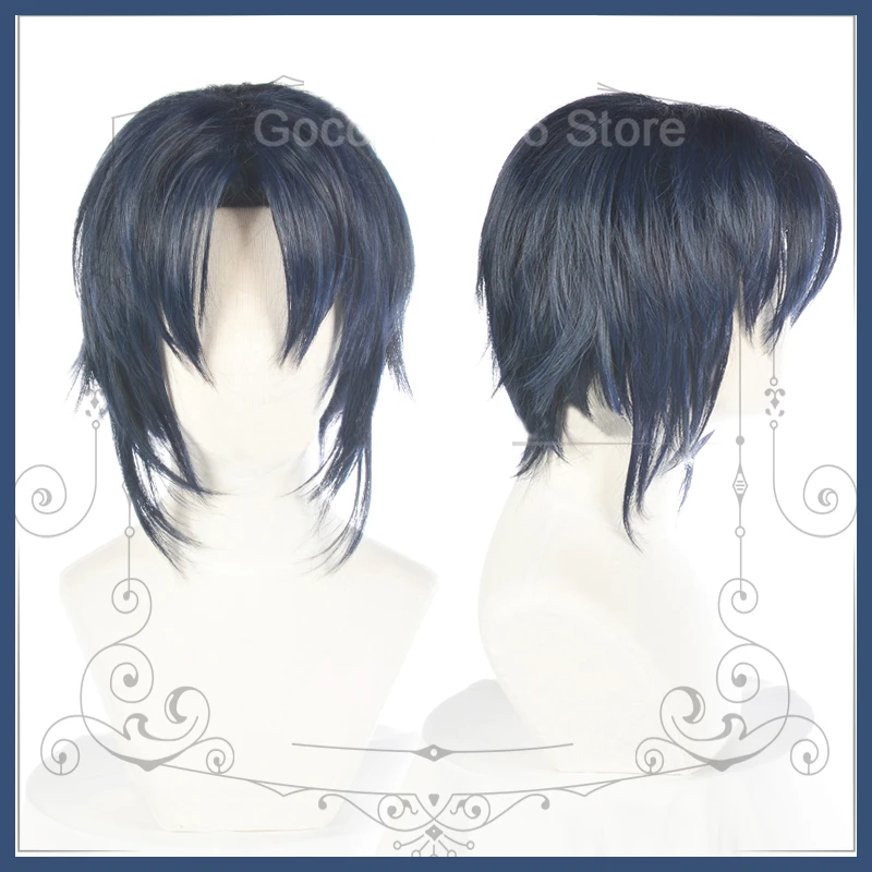 Аниме игры IDOLiSH7 парик Изуми Иори Косплэй волос IZUMIIORI синие короткие