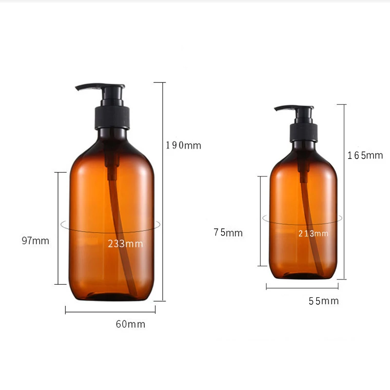 Диспенсер для мыла ванной комнаты Янтарный 300/500 мл | Красота и здоровье