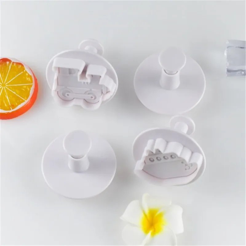 4 шт. транспортных средств формочка для печенья кекс Кондитерские инструменты
