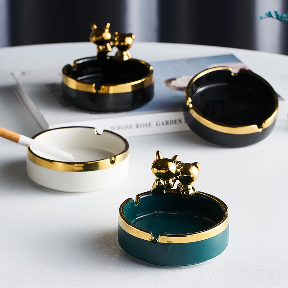 Керамическая пепельница в скандинавском стиле креативная из Пномпеня