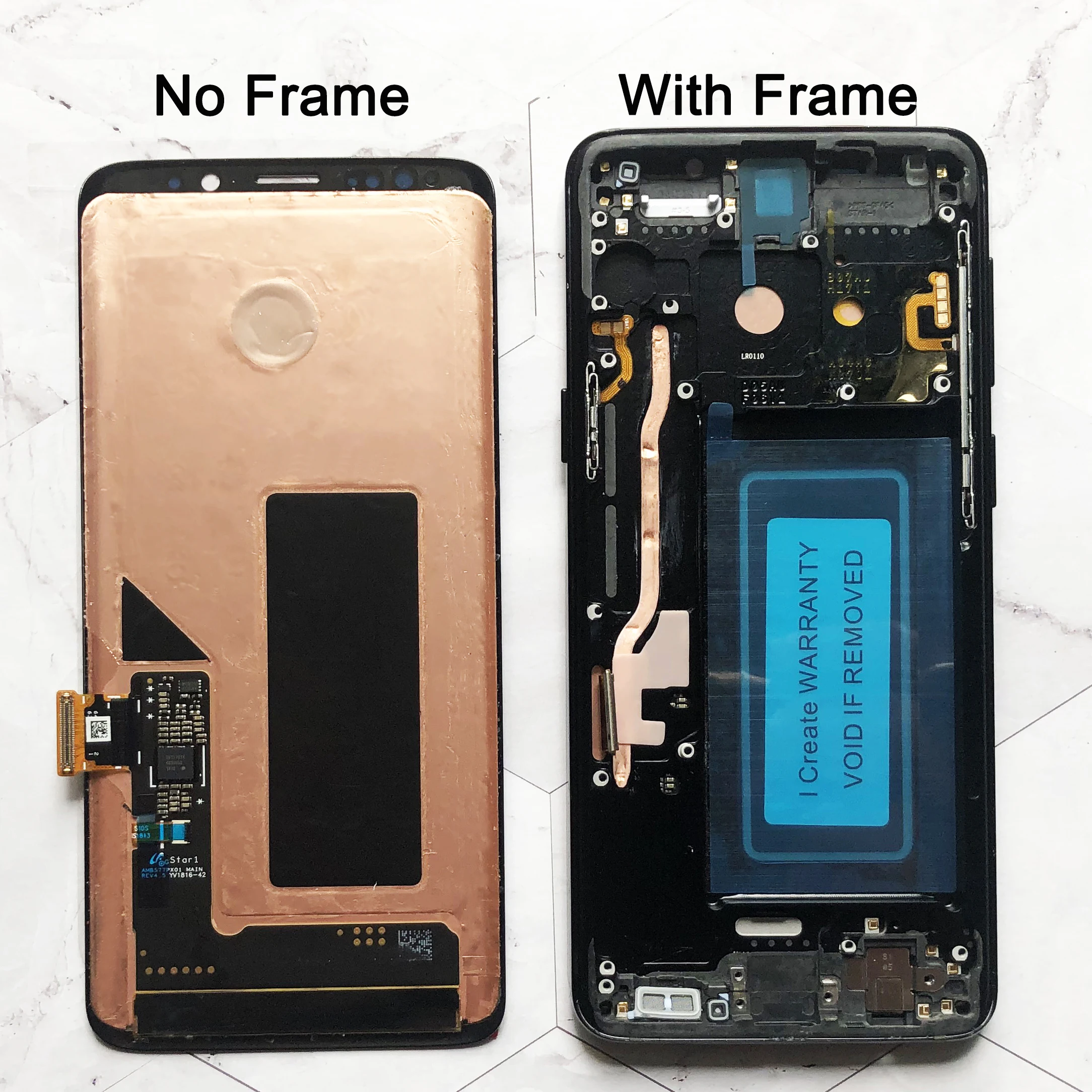 ORIGINAL AMOLED Replacement for SAMSUNG Galaxy S9 Plus LCD display Touch Screen Digitizer with Frame S9+ lcd G965 G9650 no burn | Мобильные