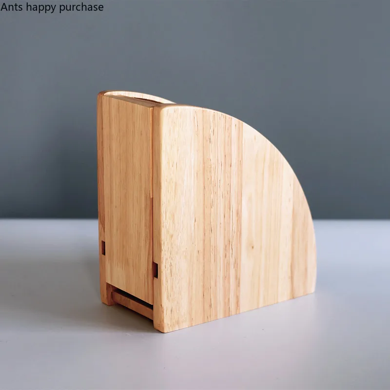 Деревянная настольная отделочная коробка Резиновая деревянная стойка для
