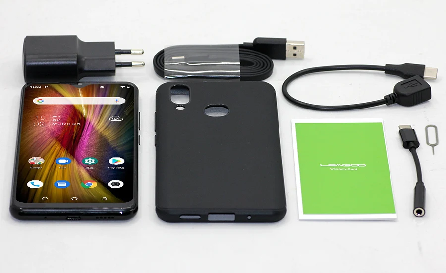 LEAGOO S11, 4 ГБ, 64 ГБ, Android 9,0, 6,3 дюйма, дисплей в виде капли воды, смартфон Helio P22, четыре ядра, 13 МП, двойная камера, отпечаток пальца, мобильный телефон