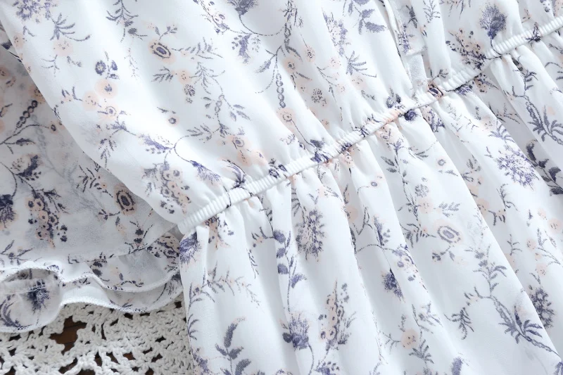 New Dress Mori Woman Windscreen Printed Chiffon Skirt | Женская одежда