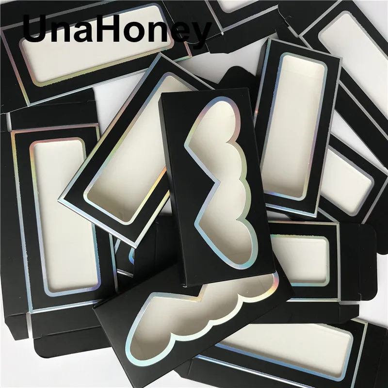 50/100 шт. картонная бумажная упаковочная коробка для 25 мм длинных ресниц оптом