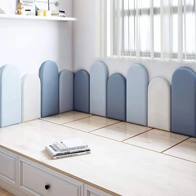 

Tatami Bed Headboards Soft Pack Teenager Room Decor Kids Anti-collision Cabeceros Nursery Wall Sticker Self Adhesive Tete De Lit