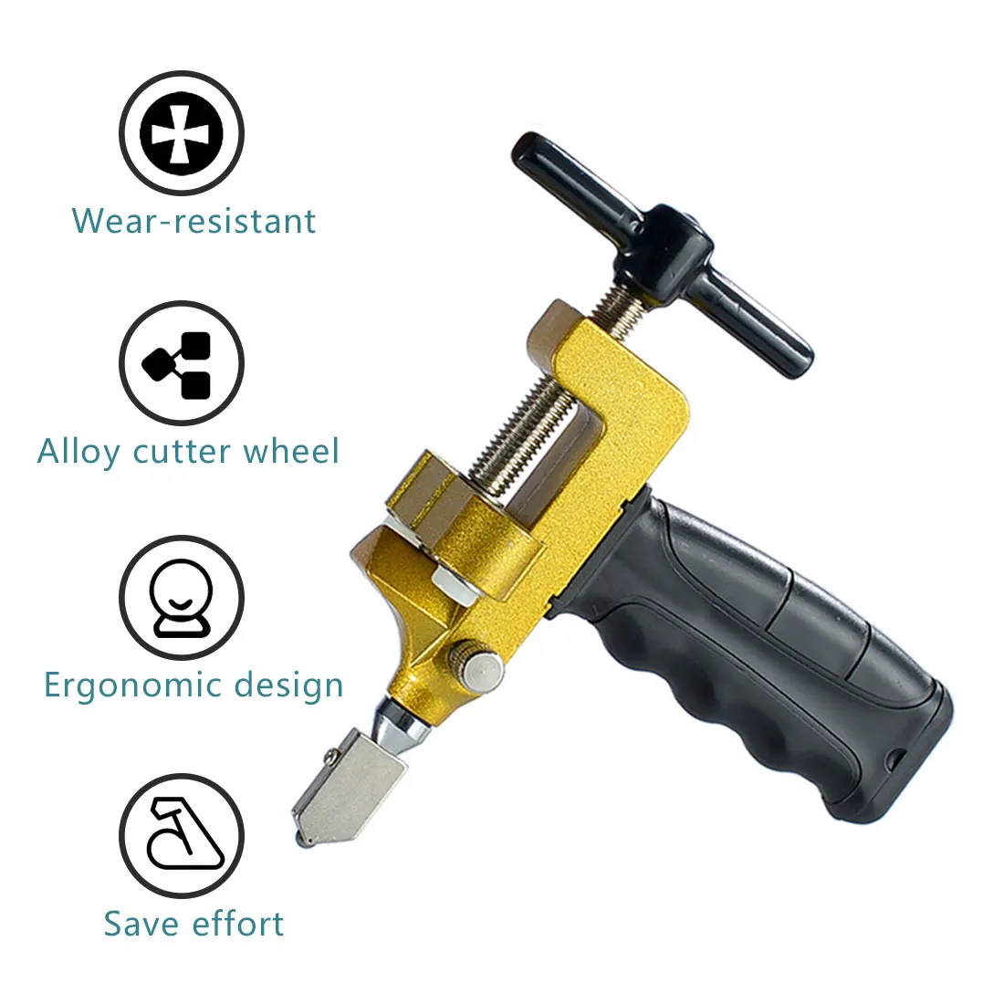 

All-In-One Portable Opener High-Strength Glass Cutter Tile Handheld Home Glass Diamond Cutter For Cutting Grooving Hand Tools