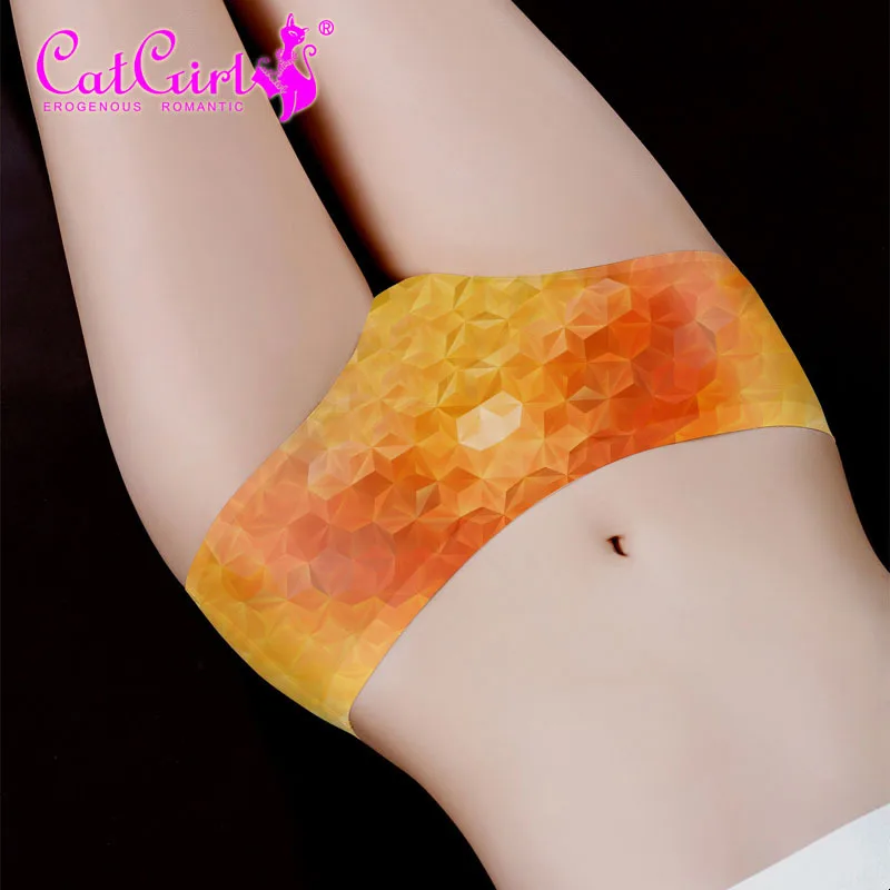 

fashion Women Ice Silk Underwear Invisible Seamless Female Sexy Intimates Ultrathin Lingerie Ladies Knickers Mid waist Briefs